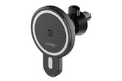 Mobil - Adaptere og ladere - LDNIO MA20 car holder with 15W inductive charger and metal ring (black) - MA20 with metal ring