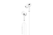 Hodetelefoner - Foneng In-ear headphones wired T33 mini jack 3.5mm microphone (white) - T33 White