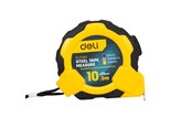 Måleutstyr - Deli Tools Steel Measuring Tape 10m/25mm EDL3799Y (yellow) - EDL3799Y