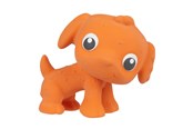 Babyleker - Playgro Eco Play Natural Rubber Pooky Puppy - Orange - 10188822