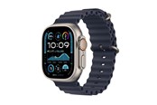 Smartklokke, Smartwatch & Sportsklokke - Apple Watch Ultra 2 GPS + Cellular 49mm - Natural Titanium Case with Navy Ocean Band - MX4D3DH/A