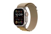 Smartklokke, Smartwatch & Sportsklokke - Apple Watch Ultra 2 GPS + Cellular 49mm - Natural Titanium Case with Tan Alpine Loop - Small - MX4E3DH/A