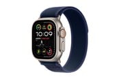 Smartklokke, Smartwatch & Sportsklokke - Apple Watch Ultra 2 GPS + Cellular 49mm - Titanium Case with Blue Trail Loop - S/M - MX4J3DH/A