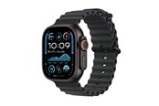 Smartklokke, Smartwatch & Sportsklokke - Apple Watch Ultra 2 GPS + Cellular 49mm - Black Titanium Case with Black Ocean Band - MX4P3DH/A