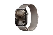 Smartklokke, Smartwatch & Sportsklokke - Apple Watch Series 10 GPS + Cellular 46mm - Natural Titanium Case with Natural Milanese Loop - S/M - MC7Q4QN/A