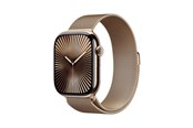 Smartklokke, Smartwatch & Sportsklokke - Apple Watch Series 10 GPS + Cellular 46mm - Gold Titanium Case with Gold Milanese Loop - S/M - MC7T4QN/A