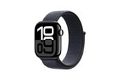 Smartklokke, Smartwatch & Sportsklokke - Apple Watch Series 10 GPS 42mm - Jet Black Aluminium Case with Ink Sport Loop - MWWG3QN/A