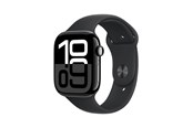 Smartklokke, Smartwatch & Sportsklokke - Apple Watch Series 10 GPS 46mm - Jet Black Aluminium Case with Black Sport Band - S/M - MWWP3QN/A