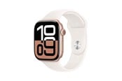 Smartklokke, Smartwatch & Sportsklokke - Apple Watch Series 10 GPS 46mm - Rose Gold Aluminium Case with Light Blush Sport Band - S/M - MWWT3QN/A