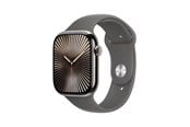 Smartklokke, Smartwatch & Sportsklokke - Apple Watch Series 10 GPS + Cellular 42mm - Titanium Case with Stone Grey Sport Band - M/L - MWXE3QN/A