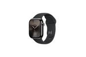 Smartklokke, Smartwatch & Sportsklokke - Apple Watch Series 10 GPS + Cellular 42mm - Slate Titanium Case with Black Sport Band - S/M - MWXG3QN/A