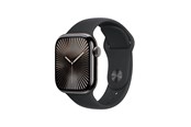 Smartklokke, Smartwatch & Sportsklokke - Apple Watch Series 10 GPS + Cellular 42mm - Slate Titanium Case with Black Sport Band - M/L - MWXH3QN/A