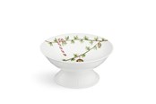 Servering & Servise - Rosendahl Design Group Kähler - Hammershøi Christmas Bowl on stand Ø16 cm - White w. deco - 693131