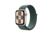 Smartklokke, Smartwatch & Sportsklokke - Apple Watch SE GPS 40mm - Starlight Aluminium Case with Lake Green Sport Loop - MXEH3QN/A