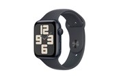 Smartklokke, Smartwatch & Sportsklokke - Apple Watch SE GPS 44mm - Midnight Aluminium Case with Midnight Sport Band - S/M - MXEJ3QN/A