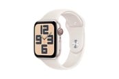 Smartklokke, Smartwatch & Sportsklokke - Apple Watch SE GPS + Cellular 44mm - Starlight Aluminium Case with Starlight Sport Band - M/L - MXGU3QN/A