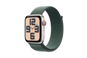 Smartklokke, Smartwatch & Sportsklokke - Apple Watch SE GPS + Cellular 44mm - Starlight Aluminium Case with Lake Green Sport Loop - MXGV3QN/A