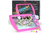 Kreative leker - Marvins Magic Glow Art - Neon Effect Drawing Board - Pink - MMG009P