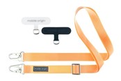 Mobil - Andre tilbehør - Mobile Origin Lanyard tape 25mm Peach Fuzz 84 - 165cm - LYT-UNI-PCFZ