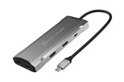 Dokkingstasjon - j5create Elite - mini-dock - USB4 / Thunderbolt 4 - 2 x HDMI DP - 1GbE - JCD397