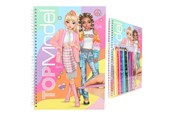 Kreative leker - Topmodel Colouring Book with Pen Set - 412943