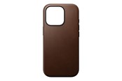 Mobil - Deksel og etui - Nomad Modern Leather case - Brown - iPhone 16 Pro - NM01696285