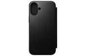 Mobil - Deksel og etui - Nomad Modern Leather Folio - Black - iPhone 16 Plus - NM01682585