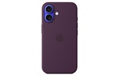 Mobil - Deksel og etui - Apple iPhone 16 Silicone Case with MagSafe - Plum - MYY43ZM/A