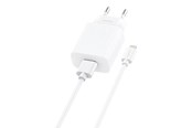 Mobil - Adaptere og ladere - Foneng Charger EU28 2.4A + USB-A to Lighning cable - EU28 iPhone