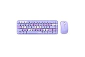 Tastatur - Mofii Wireless keyboard + mouse set Bean 2.4G (Purple) - Tastatur & Mussett - Lilla - SMK-676367 Purple