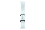 Smartklokke - Tilbehør - Apple 49mm Ice Blue Ocean Band - Black Titanium Finish - MYP83ZM/A