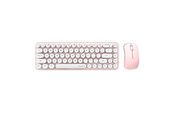 Tastatur - Mofii Wireless keyboard + mouse set Bean 2.4G (White-Pink) - Tastatur & Mussett - Rosa - SMK-676367A WP