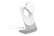 Mobil - Adaptere og ladere - Choetech T518-F+H046 wireless charger with handle 15W (white) - T518-F+H046