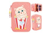 Skole - Depesche TOPModel Triple Pencil Case Cat Appliqué CUTIE STAR - 412384