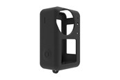 Actionkamera  - Tilbehør - Puluz silicone case for DJI Osmo Action 4/3 with lens cover (black) - PU874B