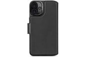 Mobil - Deksel og etui - Decoded Leather Detachable Wallet - Black - iPhone 16 Plus - D25IPO16PLDW5BK