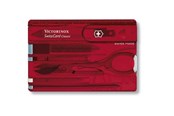 Skrivebordstilbehør - Victorinox SWISSCARD red transparent - 0.7100.T