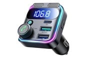 Bluetooth - Joyroom FM Transmitter for Car  JR-CCB01 Dual-Mic. - JR-CCB01