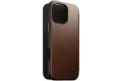 Mobil - Deksel og etui - Nomad Leather Folio brown - iPhone 16 Pro Max - NM01674085