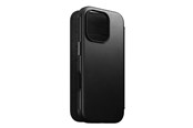 Mobil - Deksel og etui - Nomad Modern Leather Folio black - iPhone 16 Pro - NM01680185