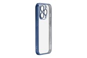 Mobil - Deksel og etui - Joyroom Protective phone case JR-15Q4 for iPhone 15 Pro Max (matte blue) - JR-15Q4 Blue