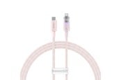 USB - Baseus USB-C to Lightning Explorer Series fast charging cable 1m 20W (pink) - CATS010204