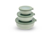 Andre kjøkkenapparater - Mepal - Cirqula Low Bowl Set​ of 3 - Nordic Sage - 28829