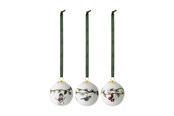 Dekorasjon - Kähler - Hammershøi Christmas baubles 3 pc - 693267