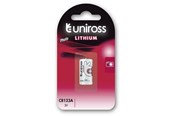 Batteri - UNiROSS Lithium CR123A 3V - BL1 - U1CR123A