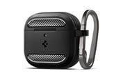 Hodetelefoner - Spigen Rugged Armor matte black - AirPods 4 - ACS08642