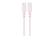 USB - Aukey CB-SCC102 USB-C to USB-C cable 100W 1.8m (white) - CB-SCC102 Pink