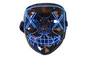 Kostymer - Hisab Joker Halloween - LED Mask Horror - Blue - 96739