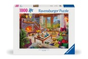 Puslespill - Ravensburger Puzzle Cozy Cabin 1000p - 12000293