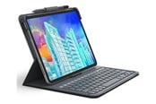 Tastatur - ZAGG Messenger Folio 2 for Apple 10.9-inch iPad Air - Tastatur & Foliosett - Nordisk - Grå - 103010824